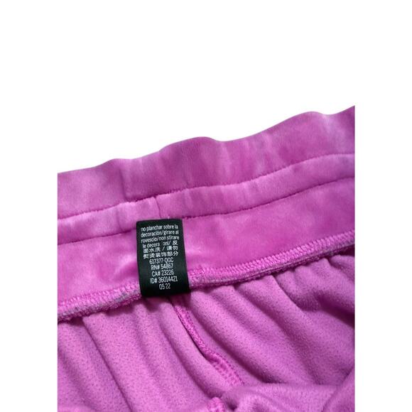 NWOT Victoria Secret On Point Jogger Pants Pink M Medium Velour Velvet - Picture 5 of 6
